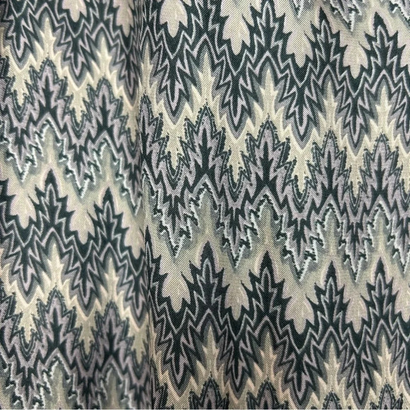 T-Bags LA Chevron Tunic Dress Gray White XS Boho Casual - Picture 5 of 14